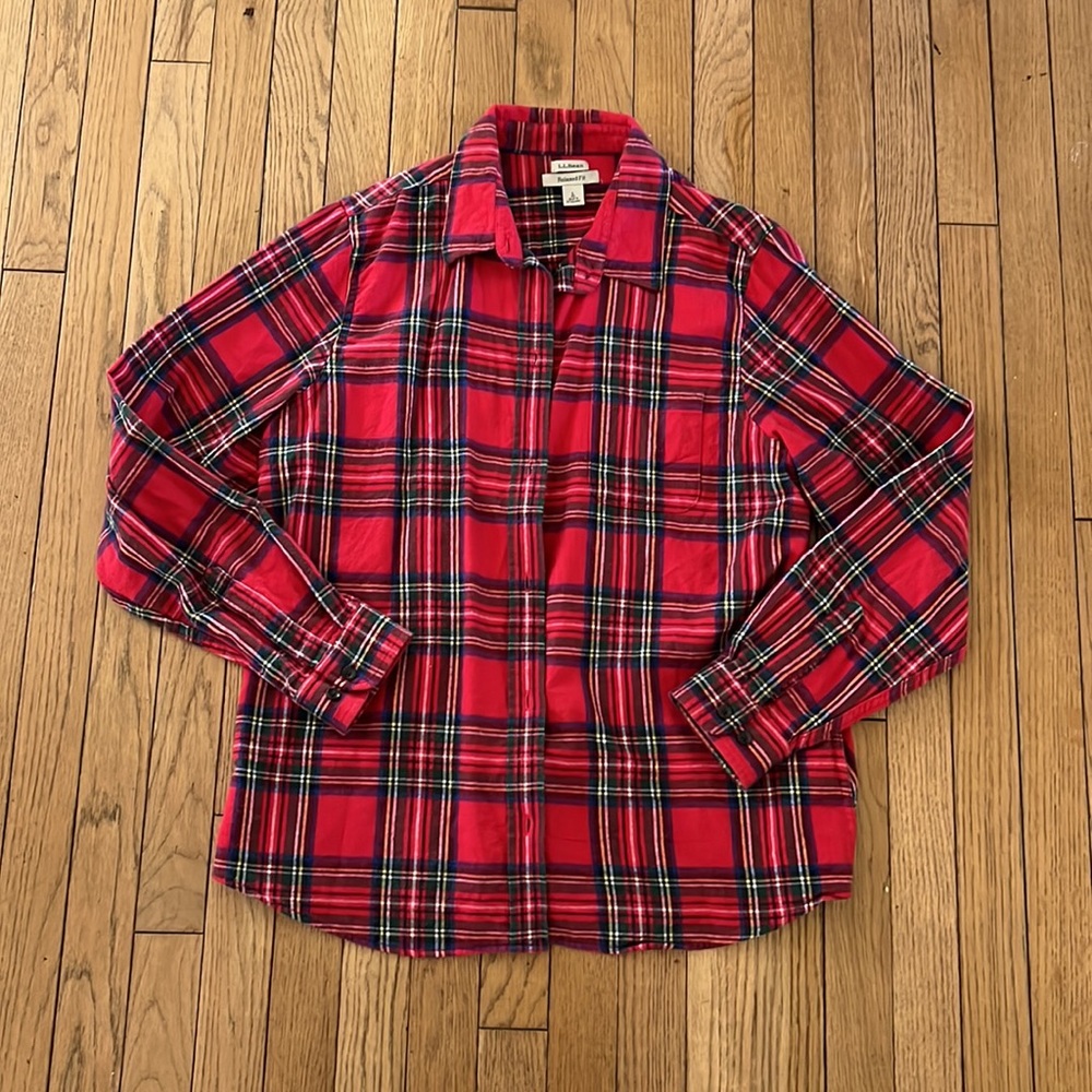 L.L. Bean Flannel Plaid Shirt
